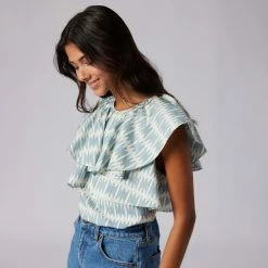 Joie Lennon Short Sleeve Cotton Top -Joie Shop T0182A0008 CDLM 4 DPA