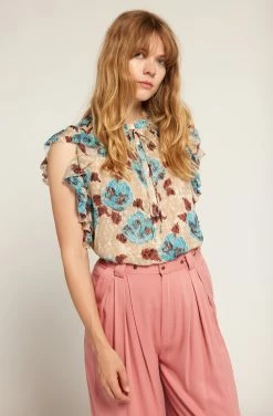 Joie Patricia Sleeveless Silk Top -Joie Shop T0183A0053 TFTM 4