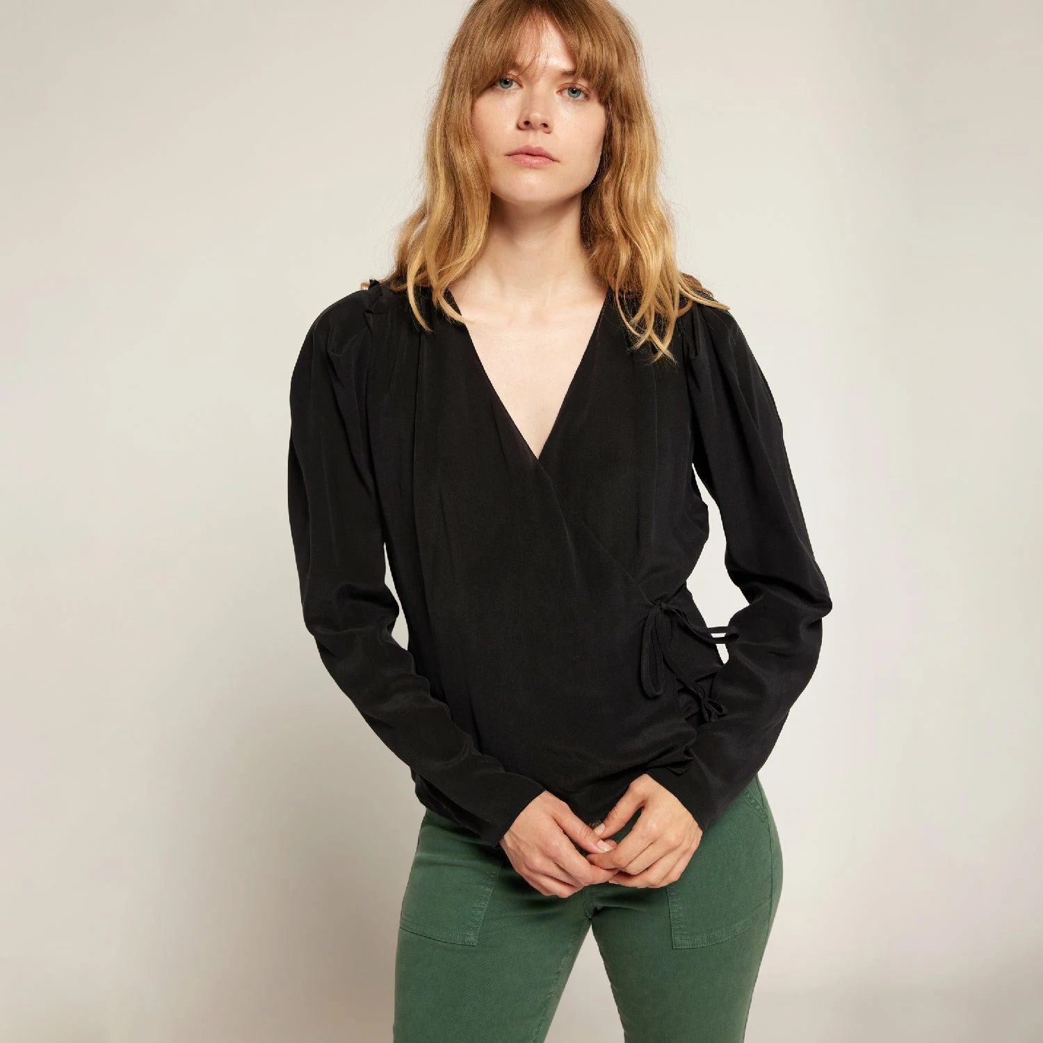 Joie Leigh Long Sleeve Silk Top 5 Joie Leigh Long Sleeve Silk Top - Image 5