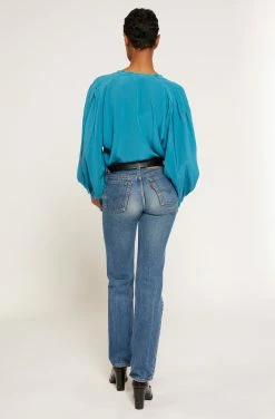 Joie Wells Long Sleeve Silk Top -Joie Shop T0215F7881 FJBL 2