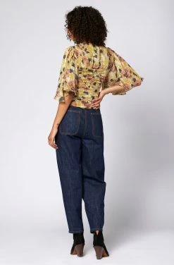 Joie Foster Short Sleeve Silk Top -Joie Shop T0301A0053 EOML 2