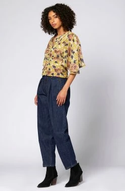 Joie Foster Short Sleeve Silk Top -Joie Shop T0301A0053 EOML 3