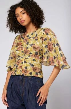 Joie Foster Short Sleeve Silk Top