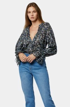 Joie Cecarina Long Sleeve Cotton Top