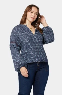 Joie Ogdine Long Sleeve Top -Joie Shop T5055XA09311 NVBM 2