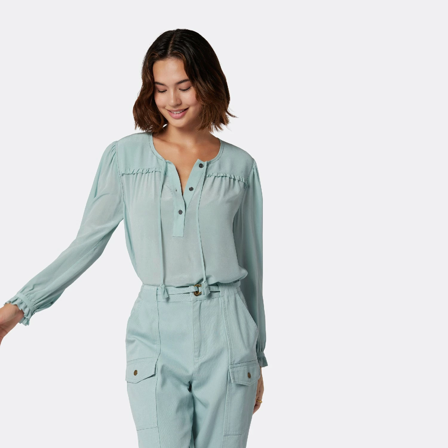 Joie Yerba Long Sleeve Silk Top 7 Joie Yerba Long Sleeve Silk Top - Image 7