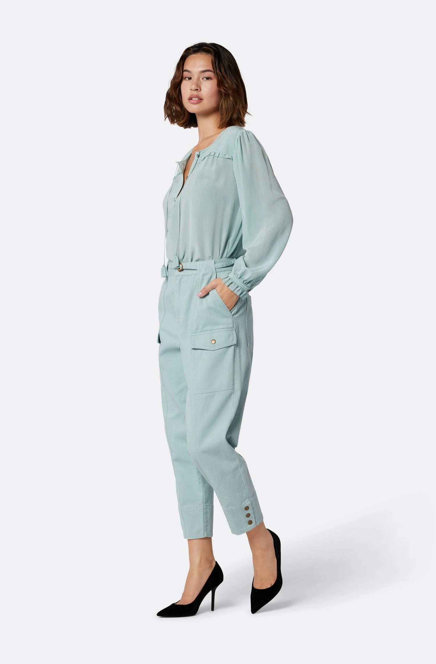 Joie Yerba Long Sleeve Silk Top 4 Joie Yerba Long Sleeve Silk Top - Image 4