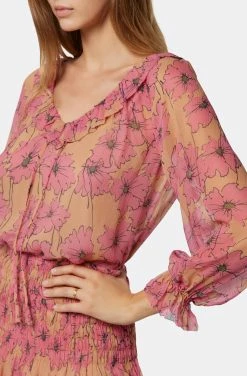 Joie Vernon Long Sleeve Silk Top -Joie Shop T5366A09315 SRMM36565