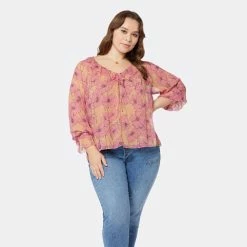 Joie Vernon Long Sleeve Silk Top -Joie Shop T5366X09315 SRMM 2 DPA