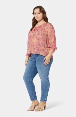 Joie Vernon Long Sleeve Silk Top -Joie Shop T5366X09315 SRMM 4