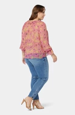 Joie Vernon Long Sleeve Silk Top -Joie Shop T5366X09315 SRMM 5