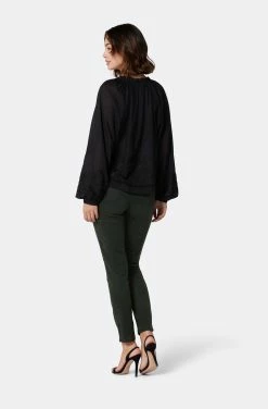Joie Ogdine Long Sleeve Cotton Top -Joie Shop TP050558903 CAV 5