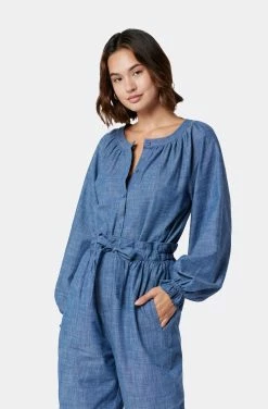 Joie Moneta Long Sleeve Cotton Top