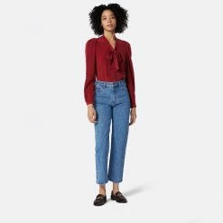 Joie Eldridge Tie Neck Silk Top -Joie Shop TP05163B7881 SUDT 1 DPA