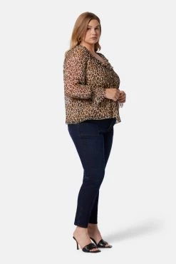 Joie Veron Long Sleeve Silk Top -Joie Shop TP05366I9137 BSNM 4