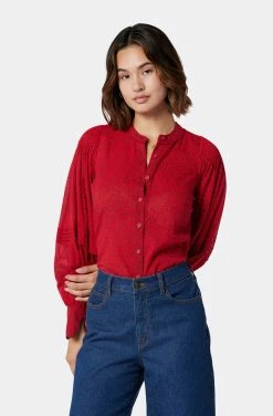 Joie Ivry Long Sleeve Cotton Top