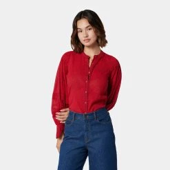 Joie Ivry Long Sleeve Cotton Top -Joie Shop TP053699134 TPLP 2 DPA
