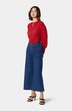 Joie Ivry Long Sleeve Cotton Top -Joie Shop TP053699134 TPLP 3