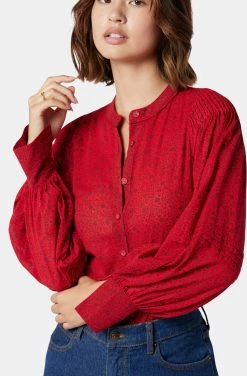 Joie Ivry Long Sleeve Cotton Top -Joie Shop TP053699134 TPLP 6