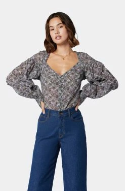 Joie Talma Long Sleeve Cotton Top