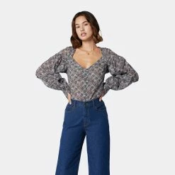 Joie Talma Long Sleeve Cotton Top -Joie Shop TP05369B9163 MSLM 2 DPA 3693827c b5f1 4c3b 8e3c 655d7d0bbd8f