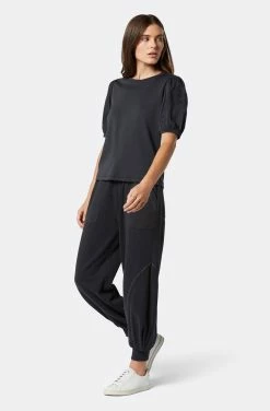 Joie Kika Short Sleeve Cotton Top -Joie Shop TS014068934 CAV 4