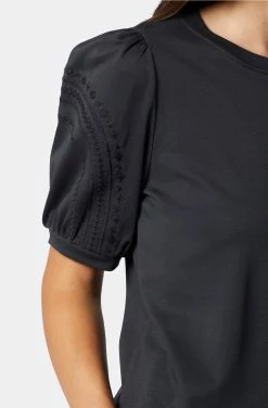 Joie Kika Short Sleeve Cotton Top -Joie Shop TS014068934 CAV 6